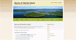 Desktop Screenshot of marinamarbleisland.com