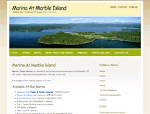 Tablet Screenshot of marinamarbleisland.com